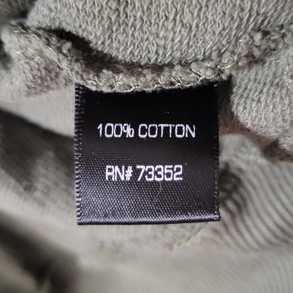 XL (runs small) womens short bomber utility jacket 100% cotton dark green - Picture 5 of 5